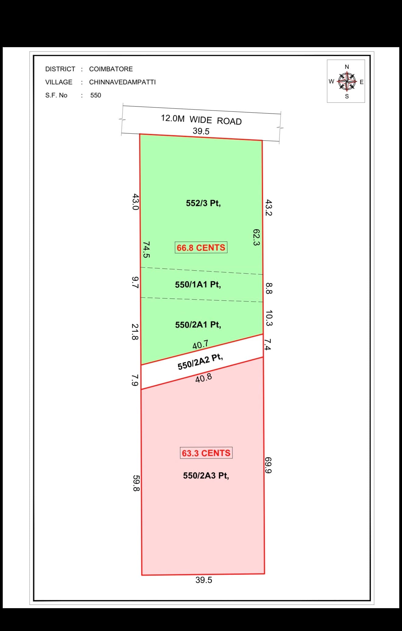 1.30 Acre Residential Plot Near Kumaraguru College, Coimbatore